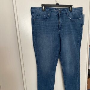 High rise skinny jeans